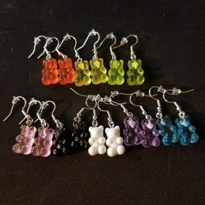 Gummy bear earrings